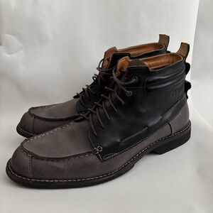 Timberland Earthkeepers Two-Tone Leather Boots grey black chukka shoes 10.5